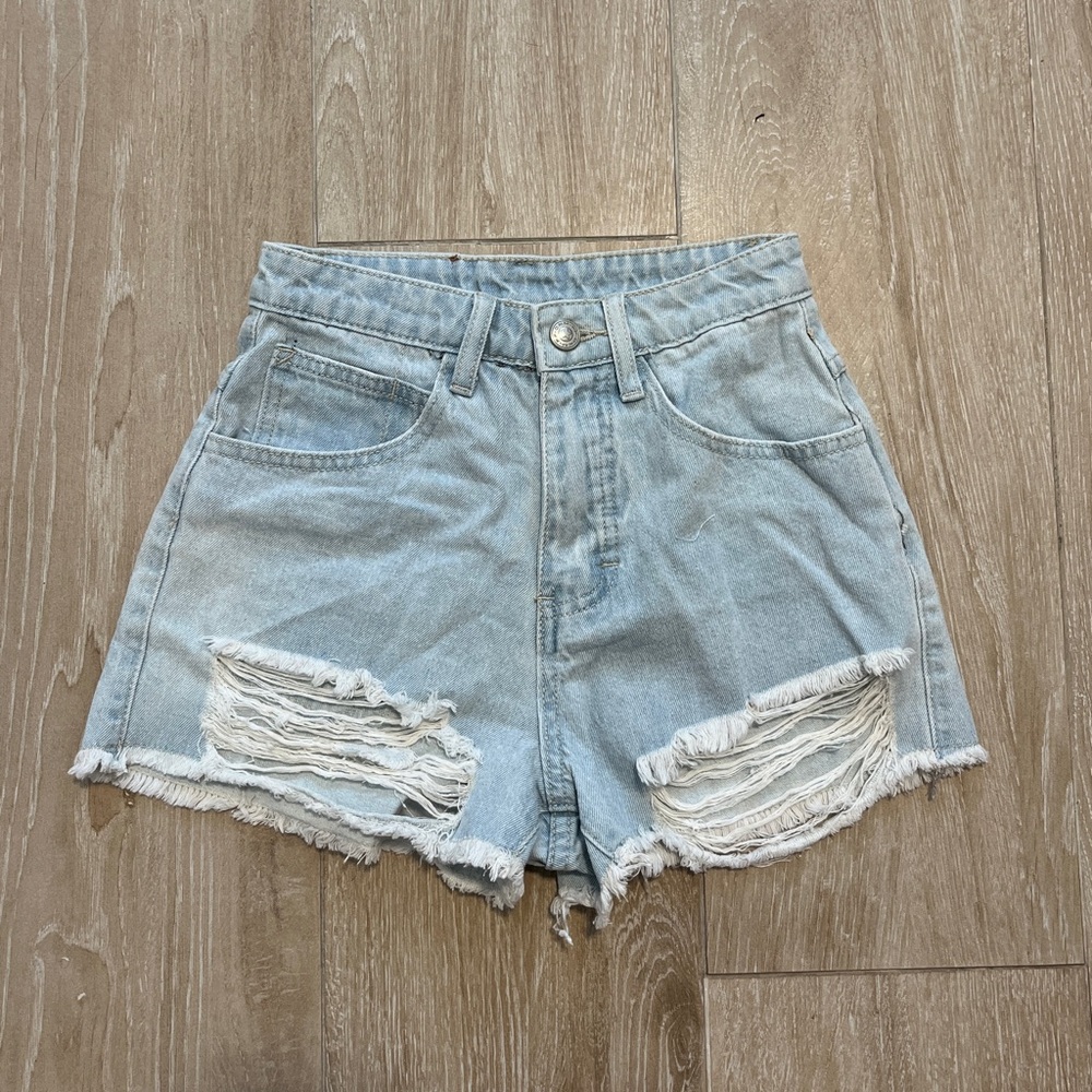 princess polly denim shorts